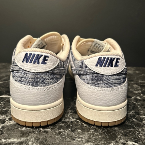 Nike Dunk Low Washed Denim Americana White/Blue FN6881-100 Men’s 11.5 VNDS - Picture 5 of 10